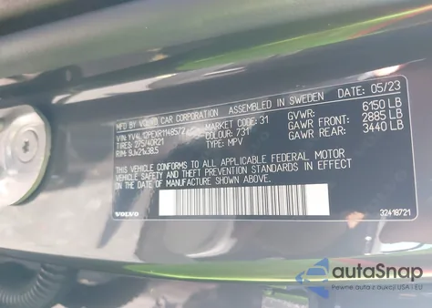 2024 Volvo Xc90 B5 Plus Bright Theme from USA, damaged, VIN YV4L12PEXR1148572